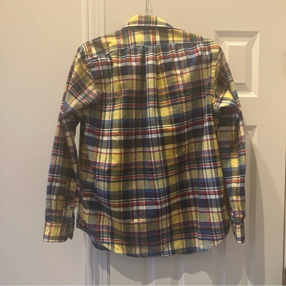 Men’s Polo Ralph Lauren Multicolored Plaid Button Down Shirt (M) - Picture 2 of 7